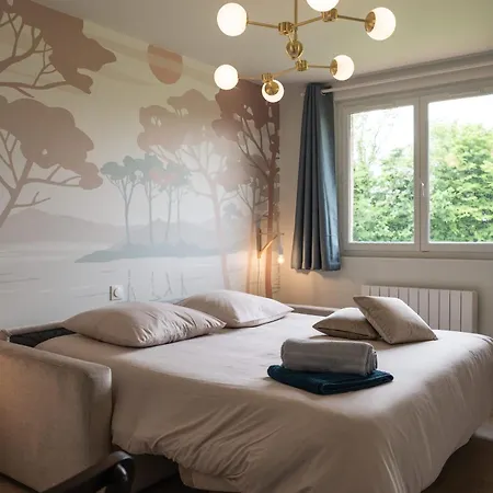 Les Bouleaux - Calme&confortable - Lit Queen Size - Vue Sur étang à 10mn Du Touquet